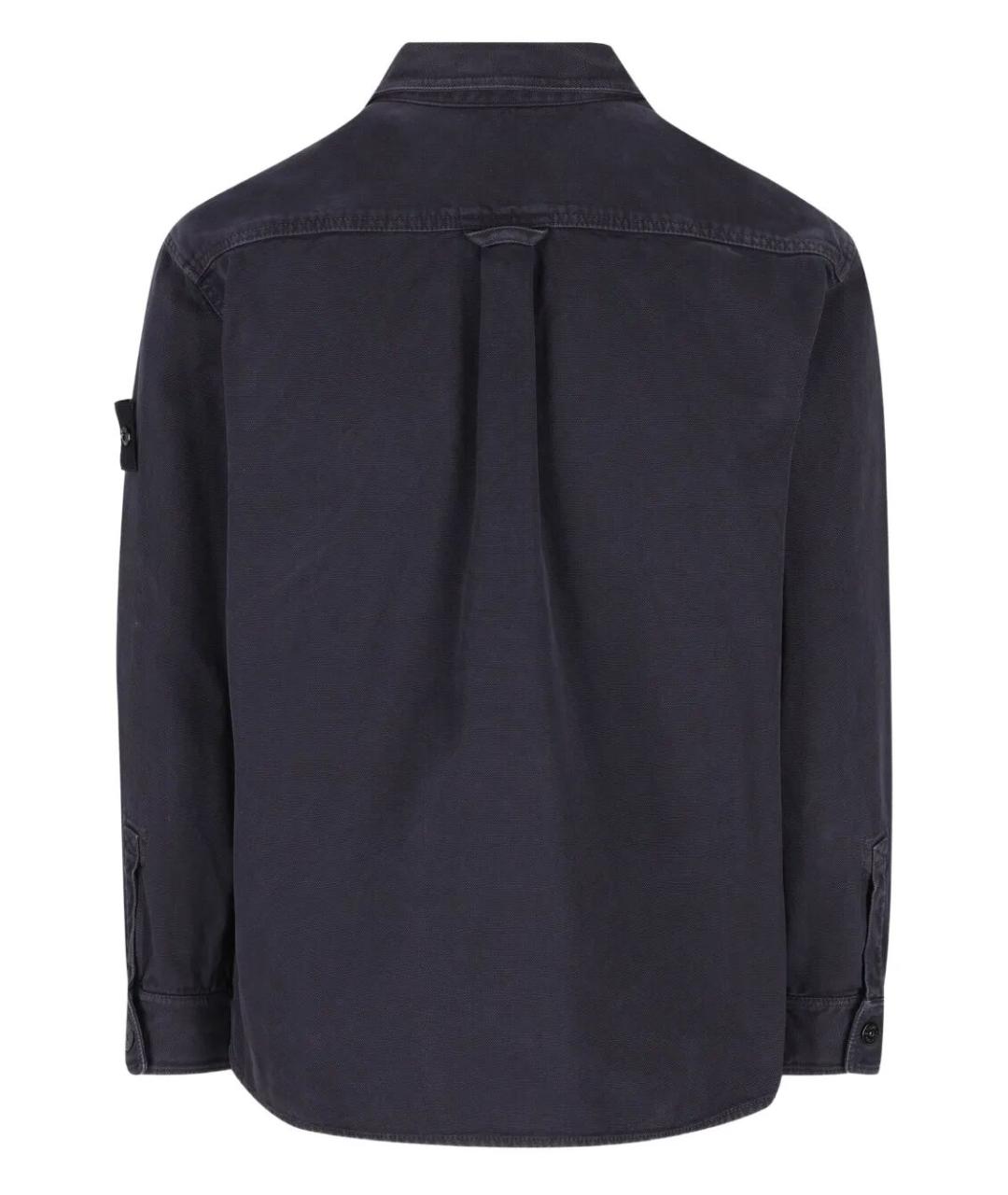 STONE ISLAND Синий хлопковый пиджак, фото 2