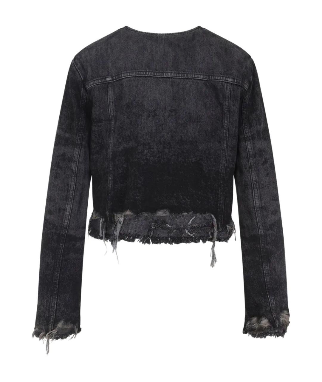 DIESEL Серая хлопковая куртка, фото 2