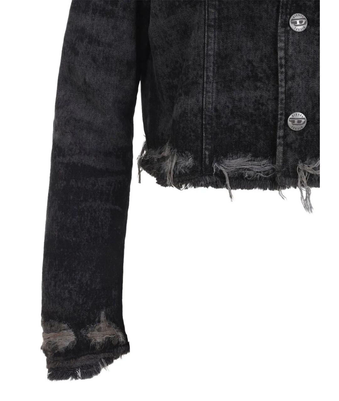 DIESEL Серая хлопковая куртка, фото 3