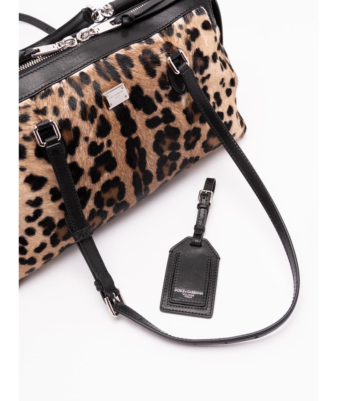 DOLCE&GABBANA Мульти меховая сумка тоут, фото 4