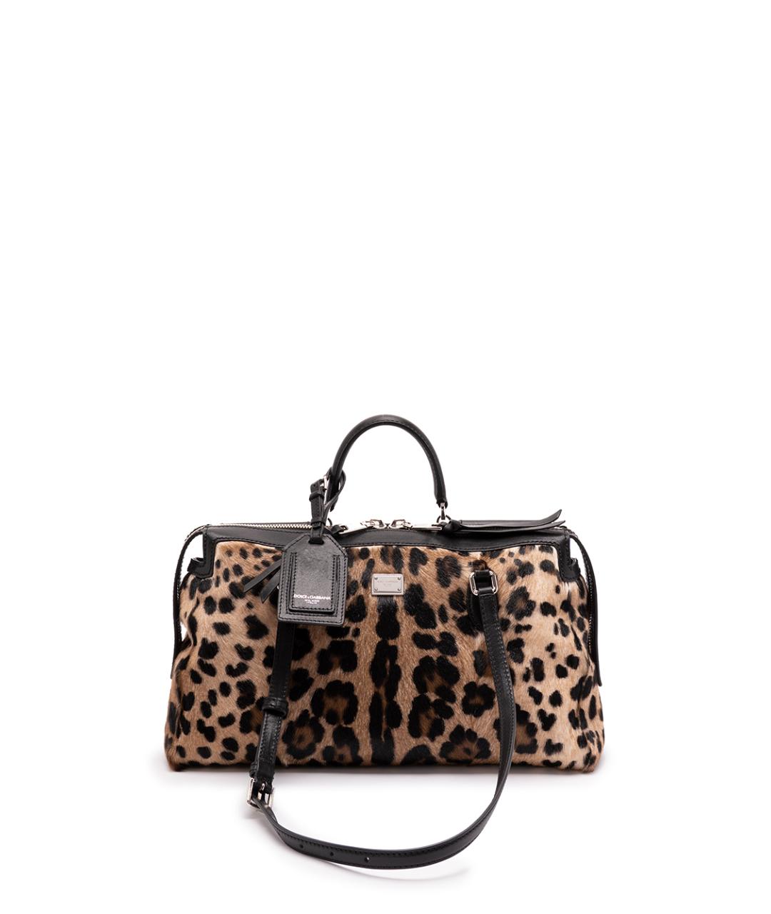 DOLCE&GABBANA Мульти меховая сумка тоут, фото 1
