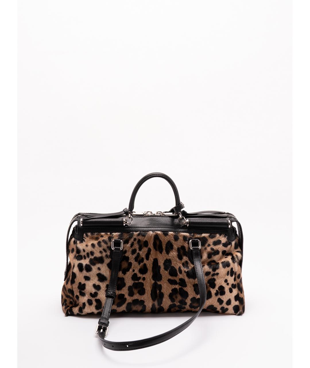 DOLCE&GABBANA Мульти меховая сумка тоут, фото 2