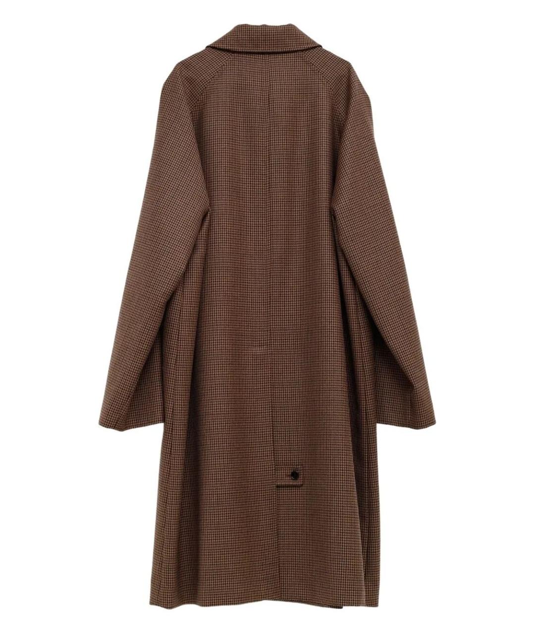 GUCCI Коричневое шерстяное пальто, фото 2