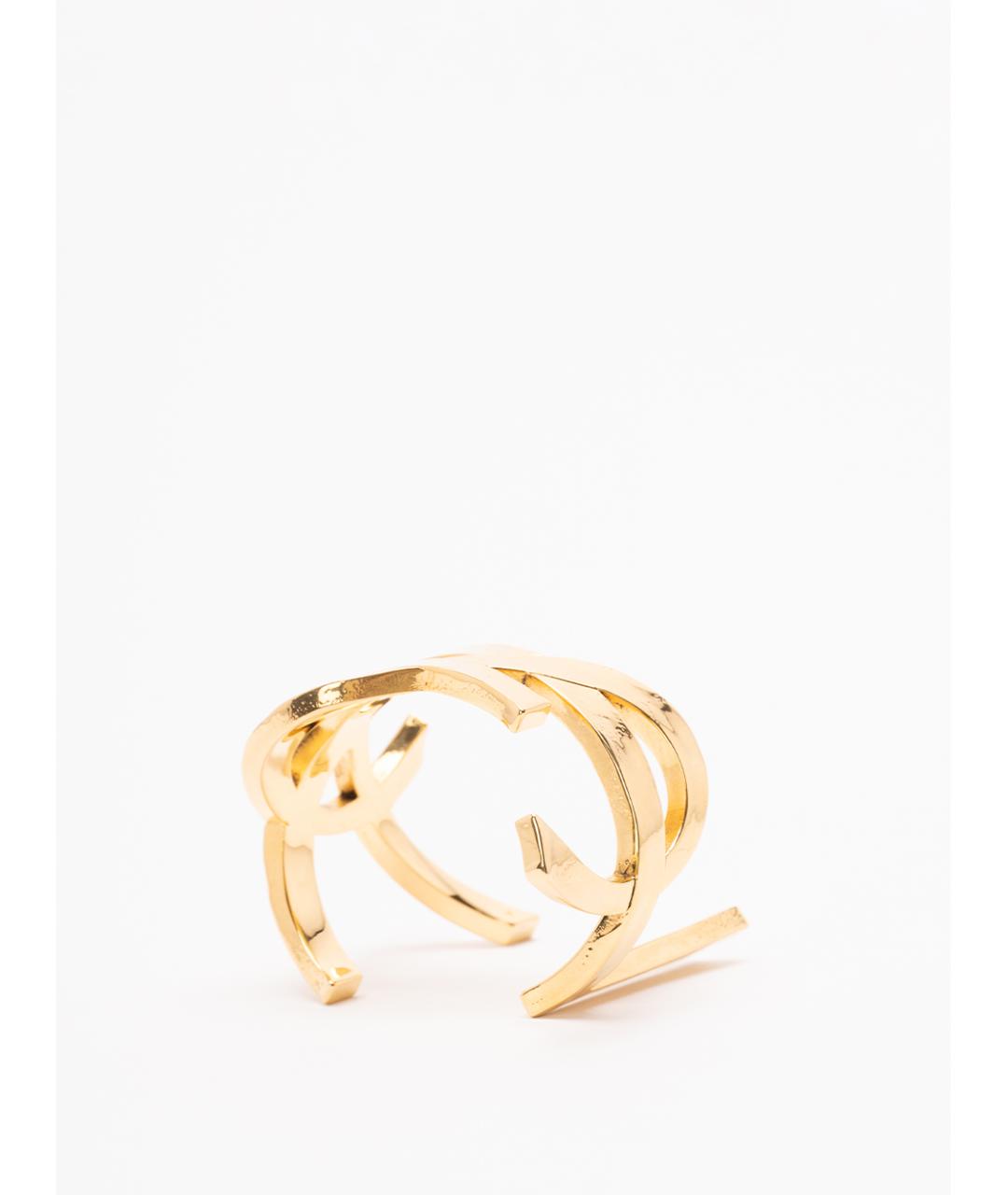 SAINT LAURENT Золотая латунная булавка / брошь, фото 4