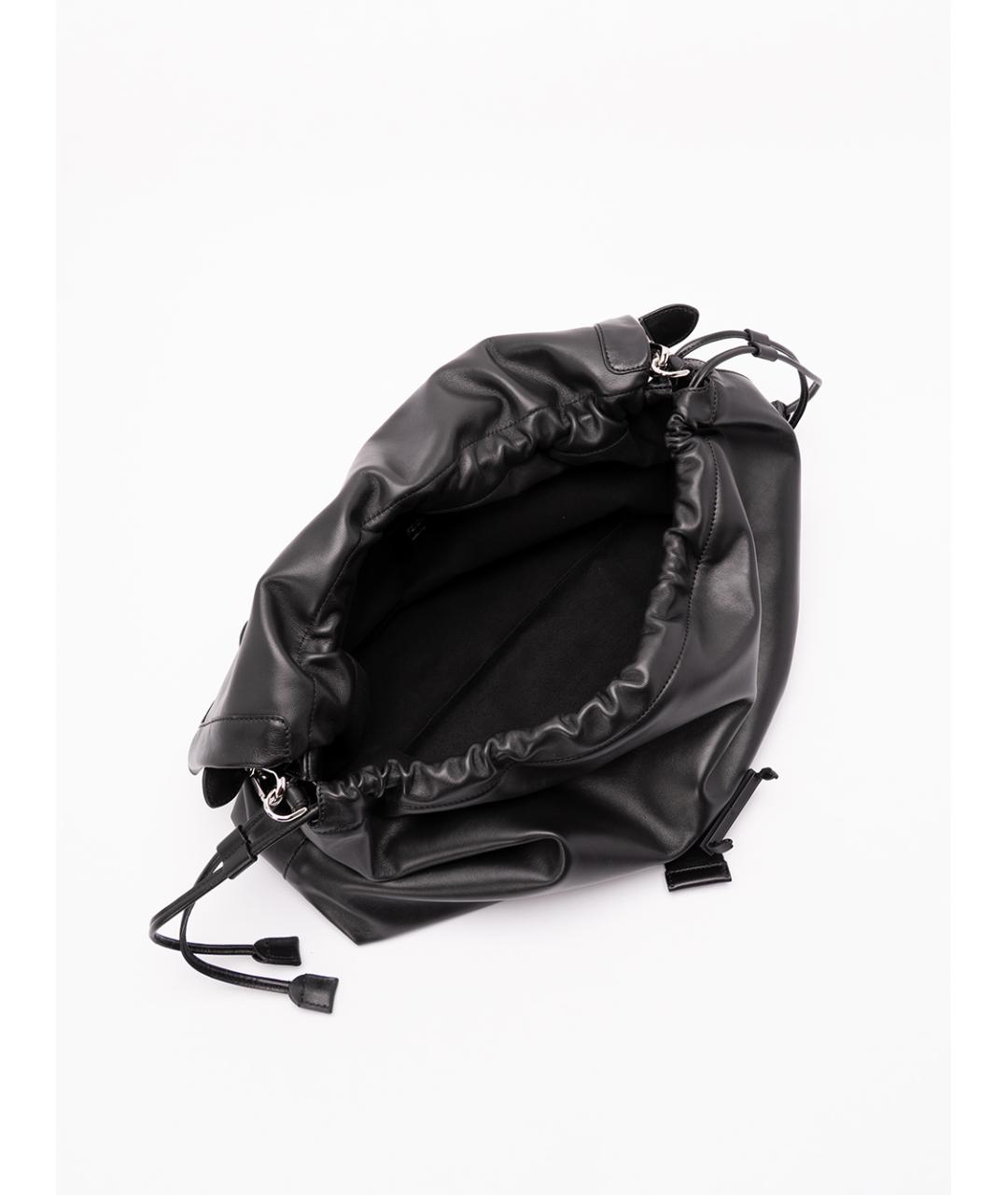 FENDI Черная кожаная сумка на плечо, фото 6