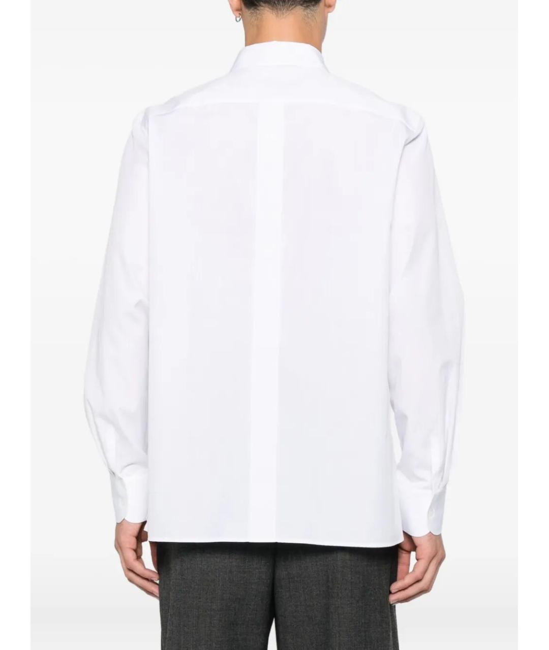SAINT LAURENT Белая хлопковая классическая рубашка, фото 5