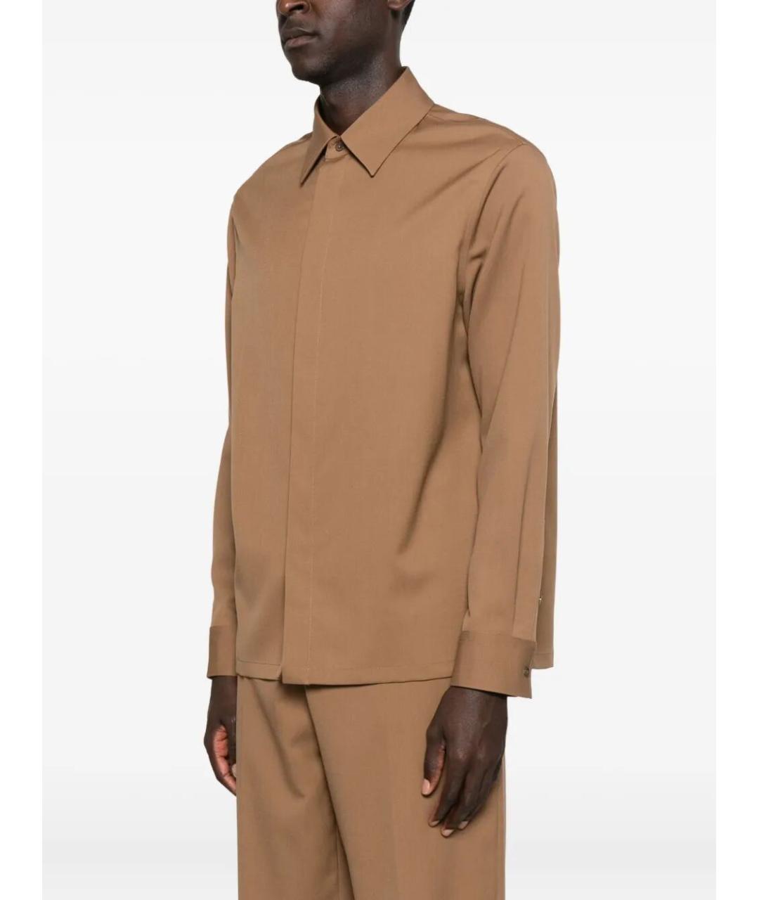 FENDI Бежевый шерстяной пиджак, фото 5