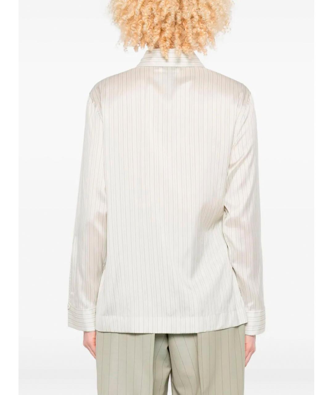 FENDI Белая шелковая рубашка, фото 5