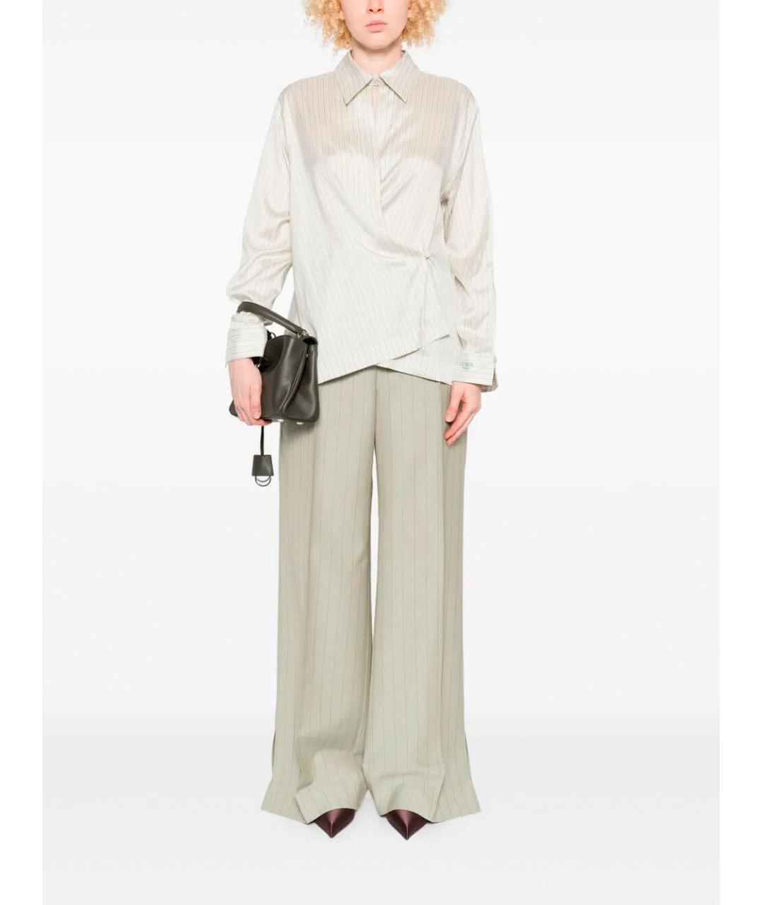 FENDI Белая шелковая рубашка, фото 2