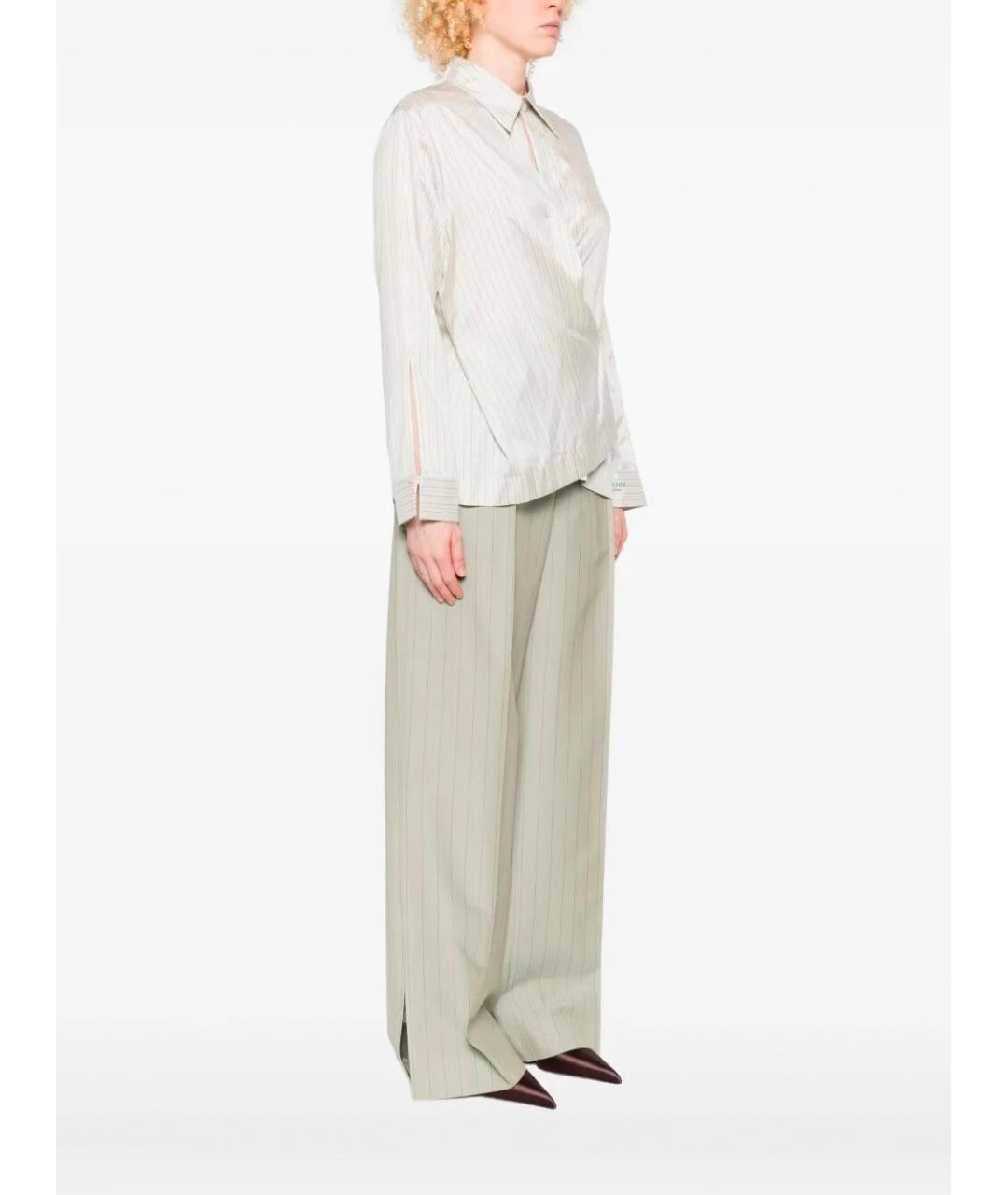 FENDI Белая шелковая рубашка, фото 4