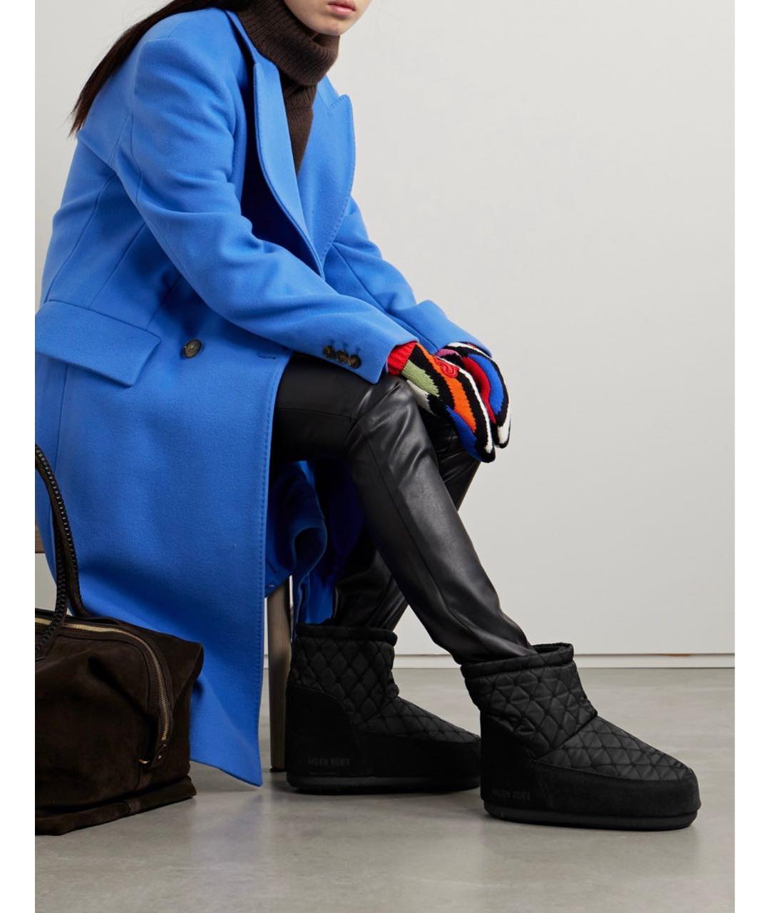 MOON BOOT Черные текстильные сапоги, фото 2