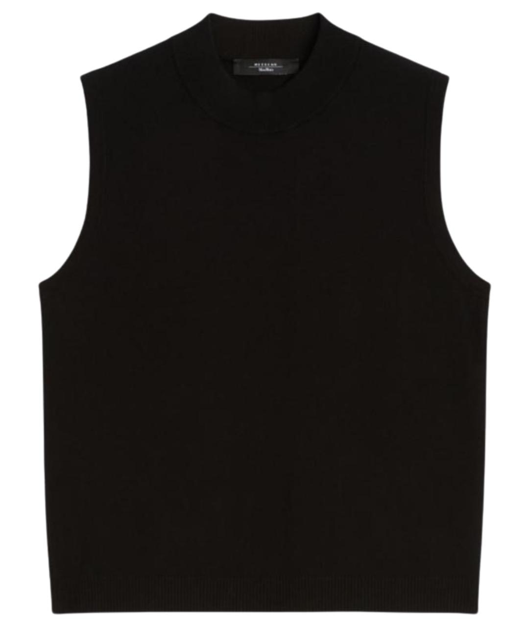 WEEKEND MAX MARA Черная вискозная блузы, фото 1