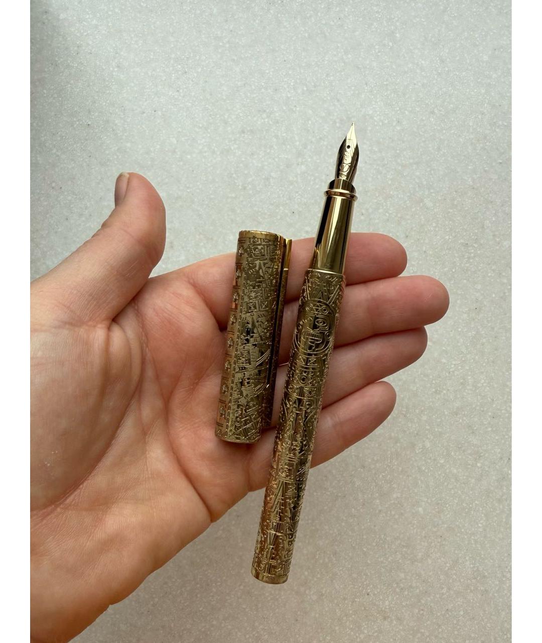 DUPONT Золотая позолоченная перьевая ручка, фото 5