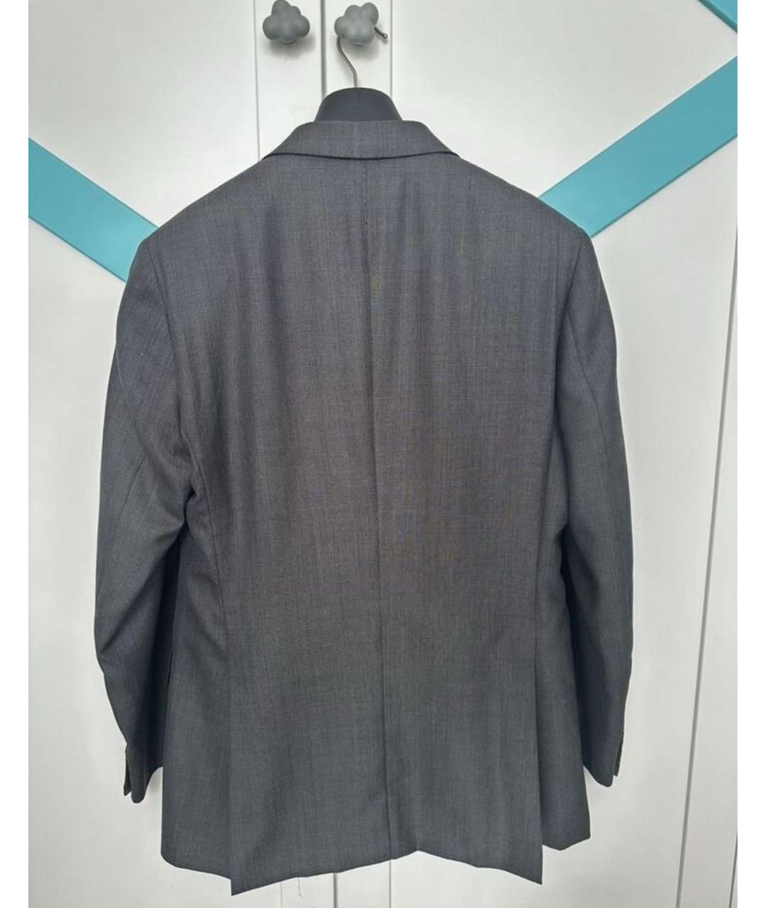 BRIONI Серебрянный кашемировый пиджак, фото 6