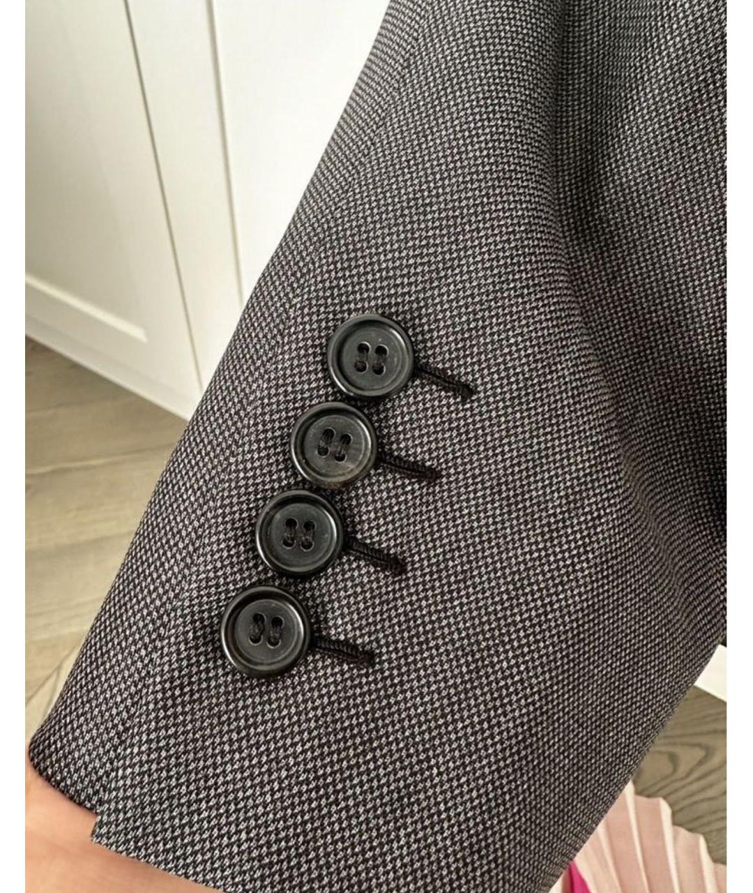 BRIONI Серебрянный кашемировый пиджак, фото 2