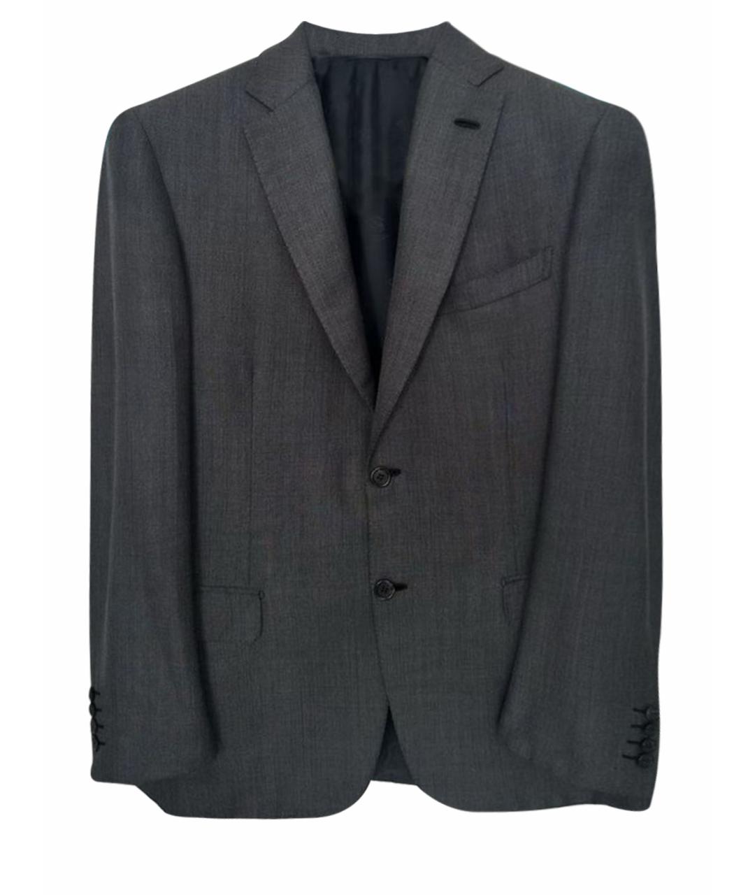 BRIONI Серебрянный кашемировый пиджак, фото 1