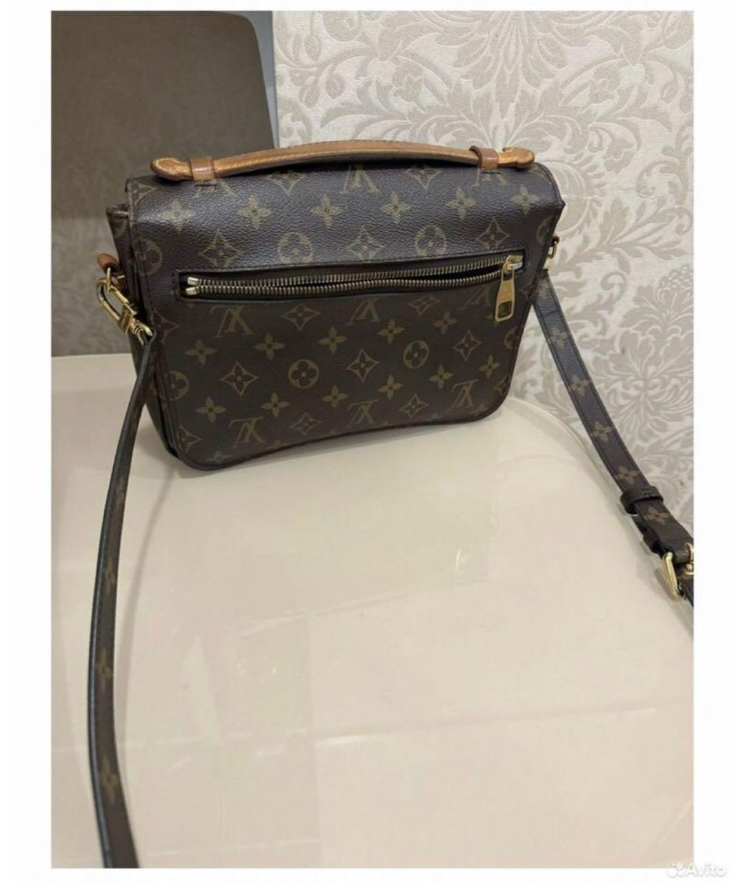 LOUIS VUITTON Коричневая сумка через плечо, фото 3