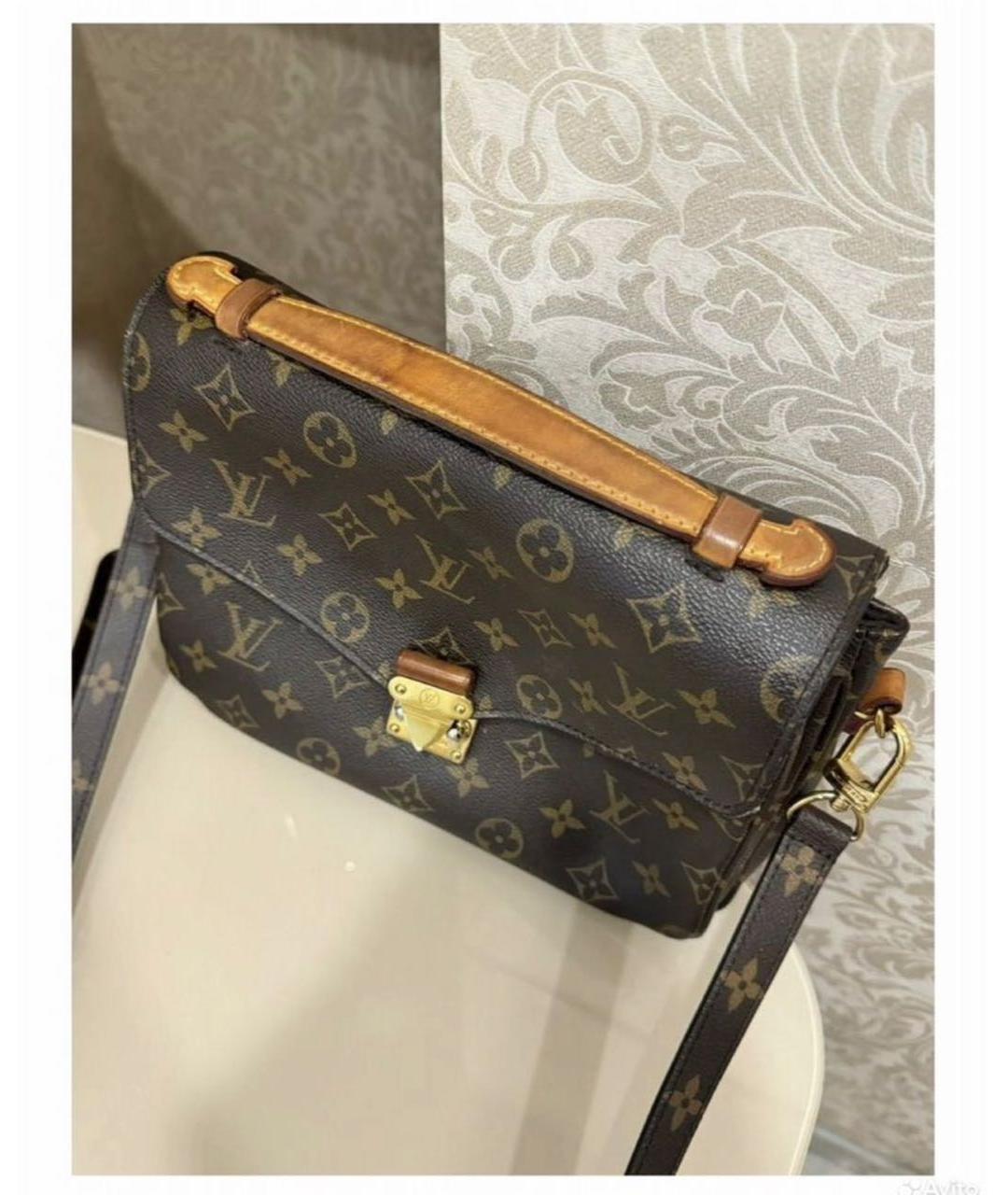 LOUIS VUITTON Коричневая сумка через плечо, фото 2