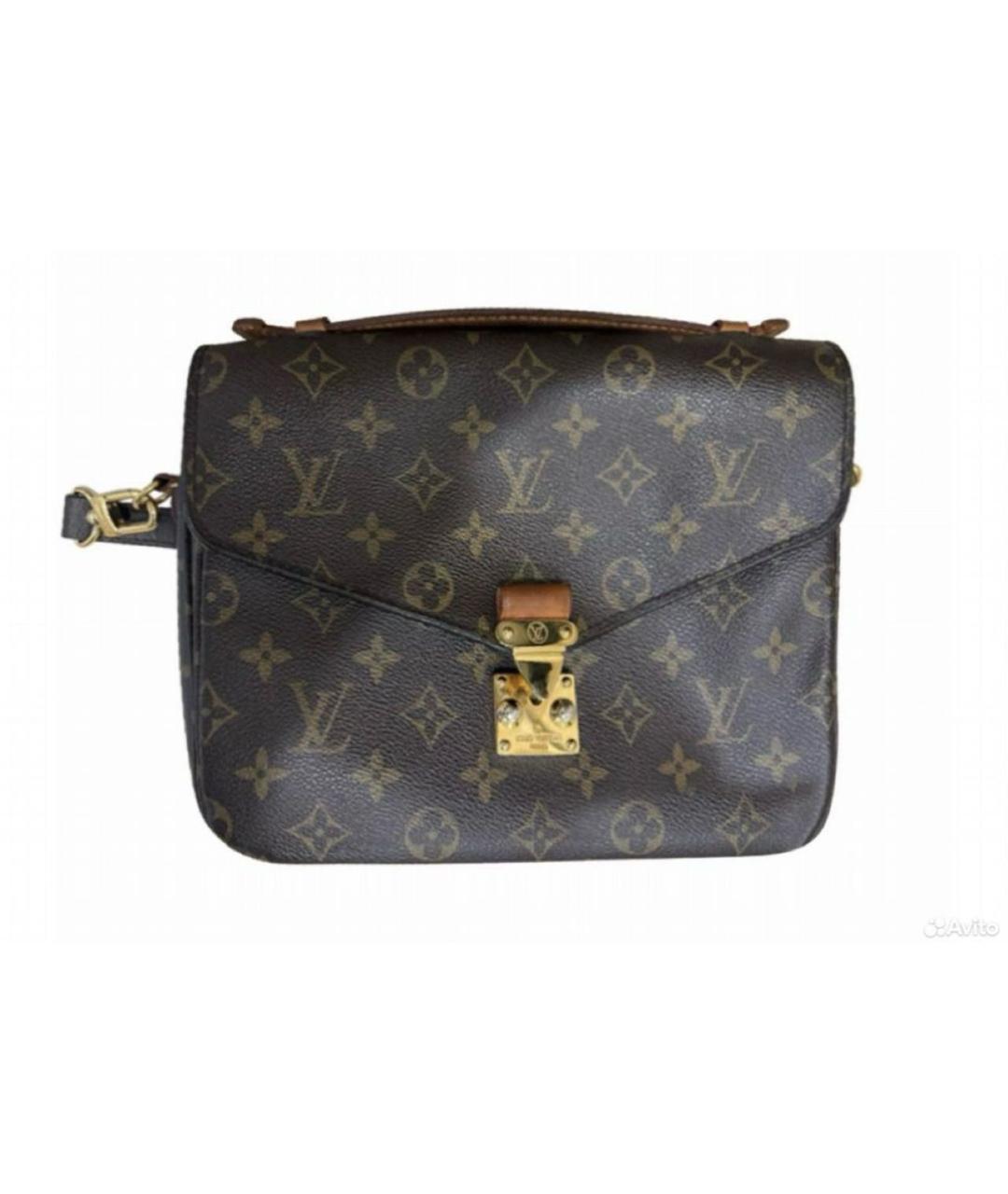 LOUIS VUITTON Коричневая сумка через плечо, фото 5