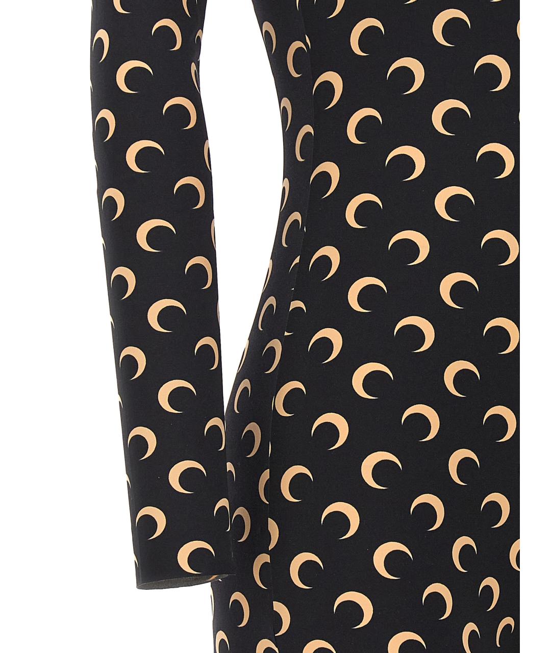 MARINE SERRE Черный полиамидовый комбинезон, фото 4