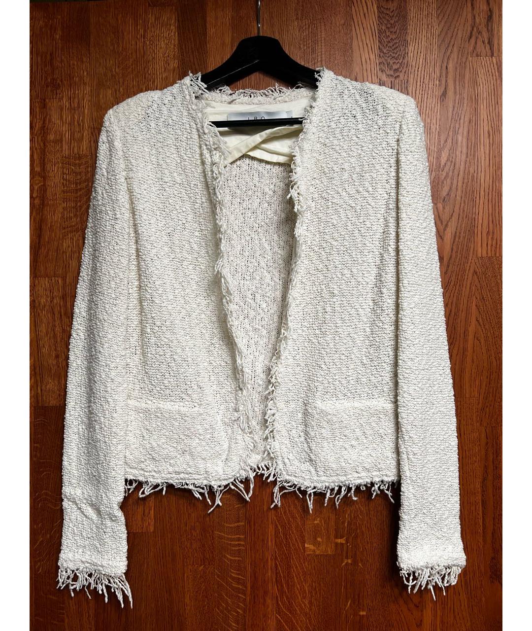 IRO Белый хлопковый жакет/пиджак, фото 5