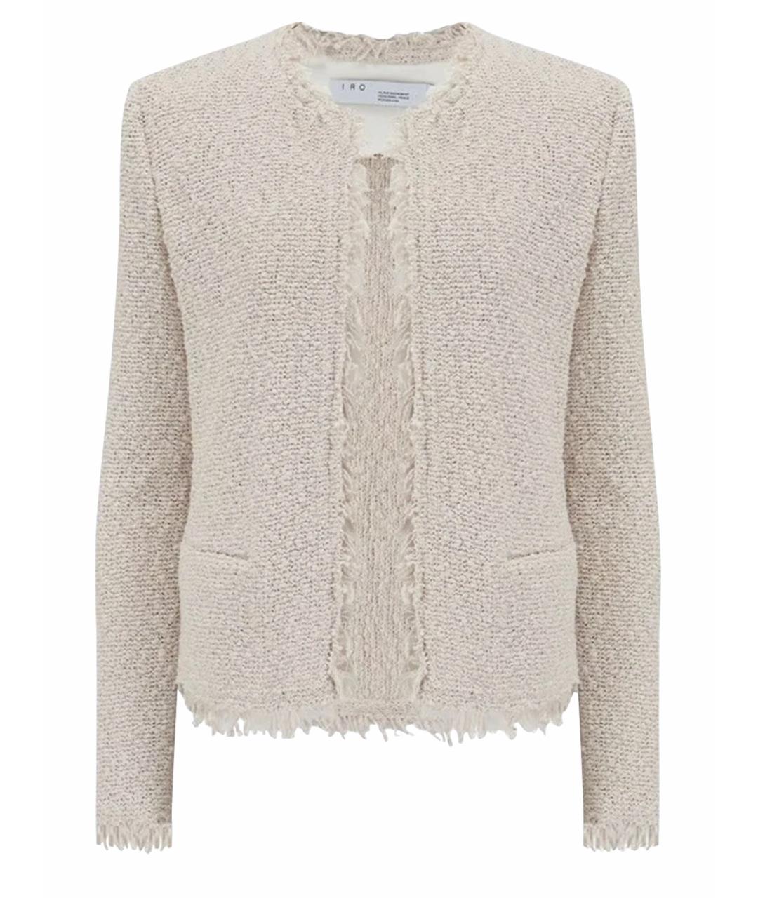 IRO Белый хлопковый жакет/пиджак, фото 1