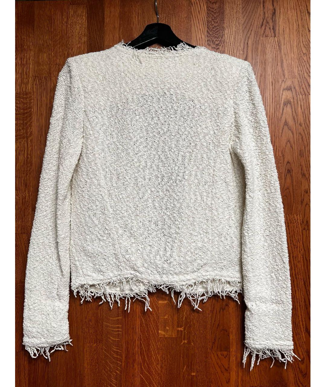 IRO Белый хлопковый жакет/пиджак, фото 2