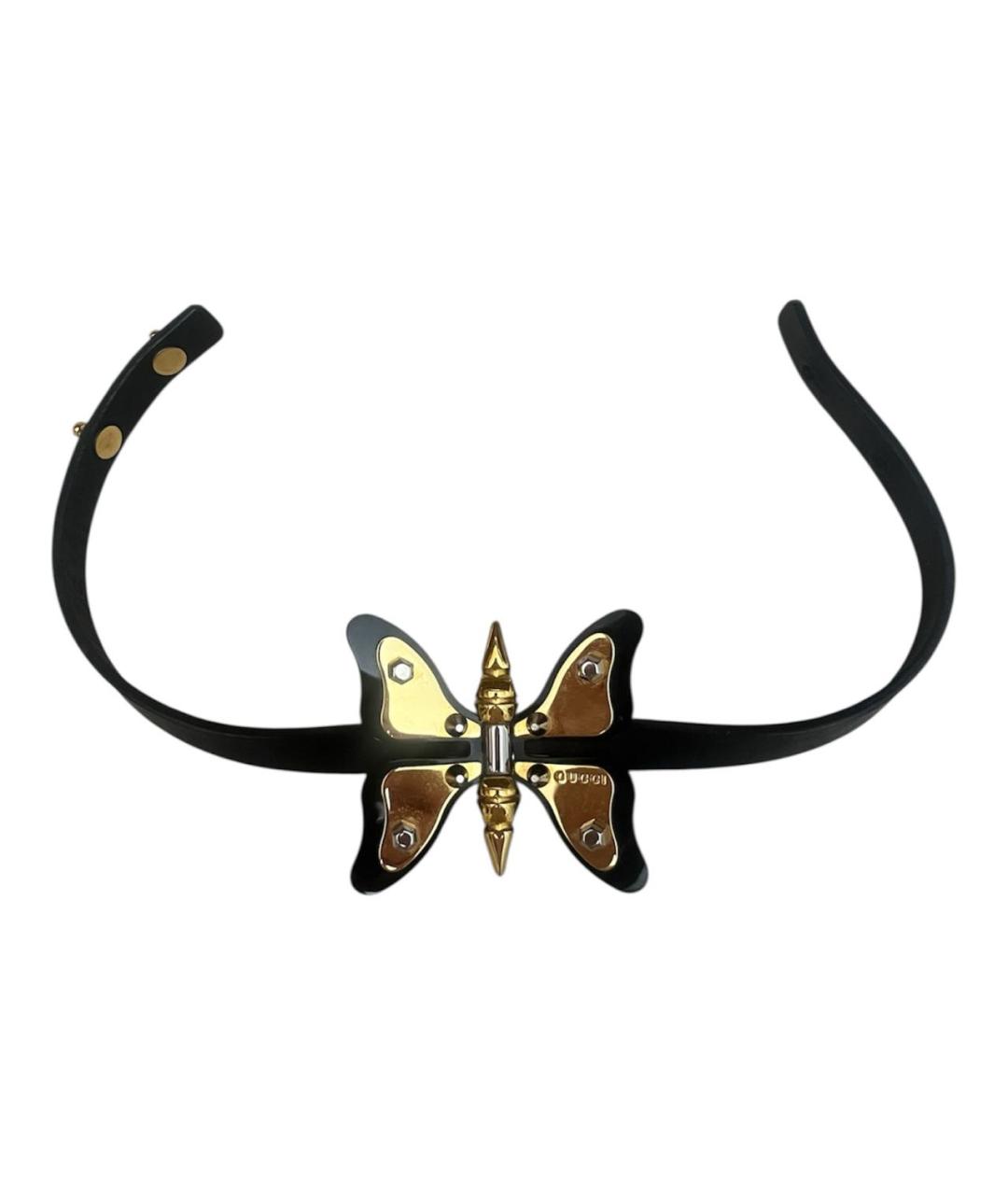 GUCCI Золотой металлический чокер, фото 3