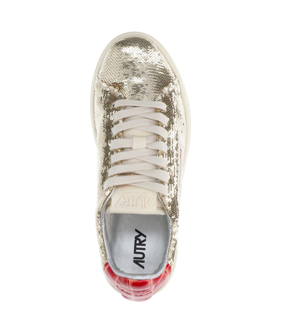 AUTRY Золотые кроссовки, фото 5