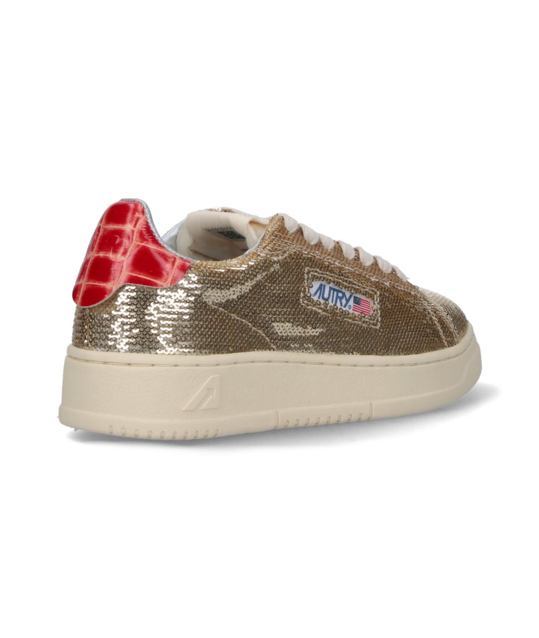 AUTRY Золотые кроссовки, фото 4
