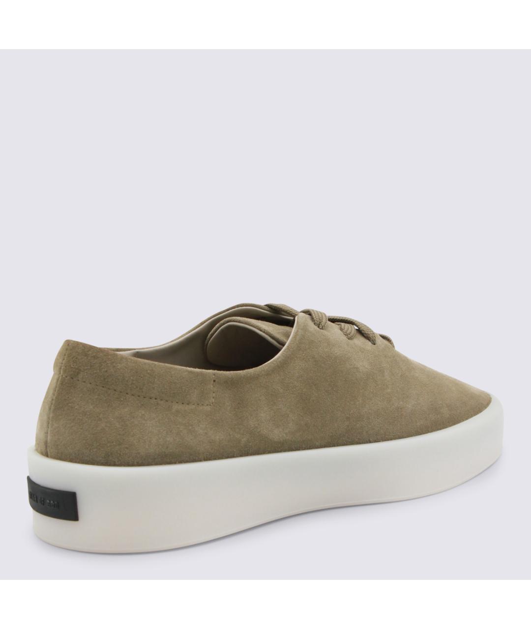 FEAR OF GOD Серые замшевые низкие кроссовки / кеды, фото 3