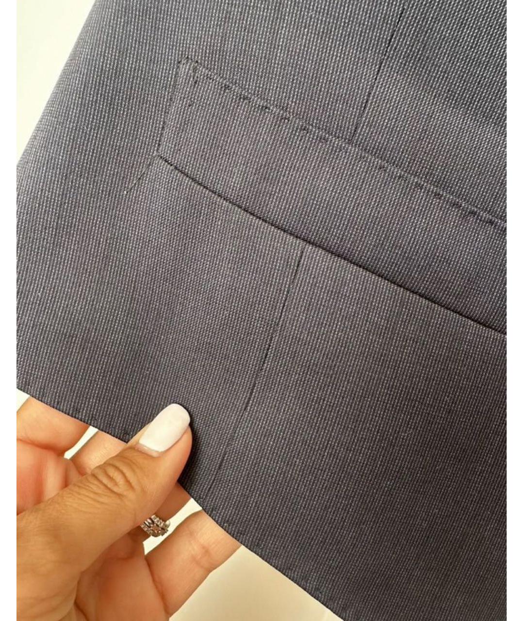 RALPH LAUREN Темно-синий шерстяной жилет, фото 3