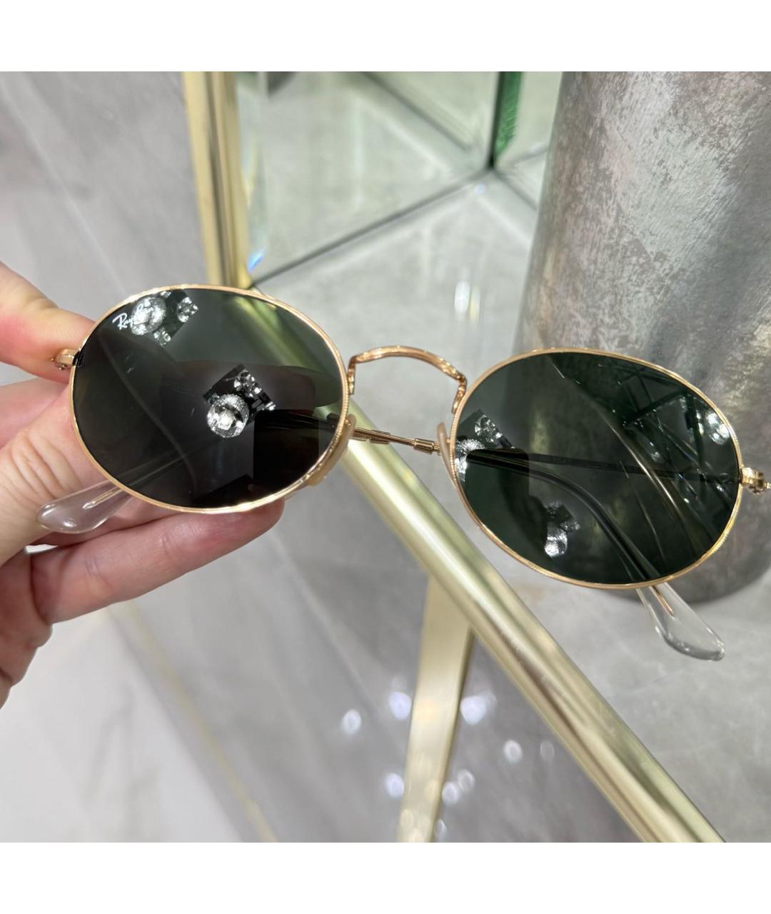 RAY BAN Металлические солнцезащитные очки, фото 3