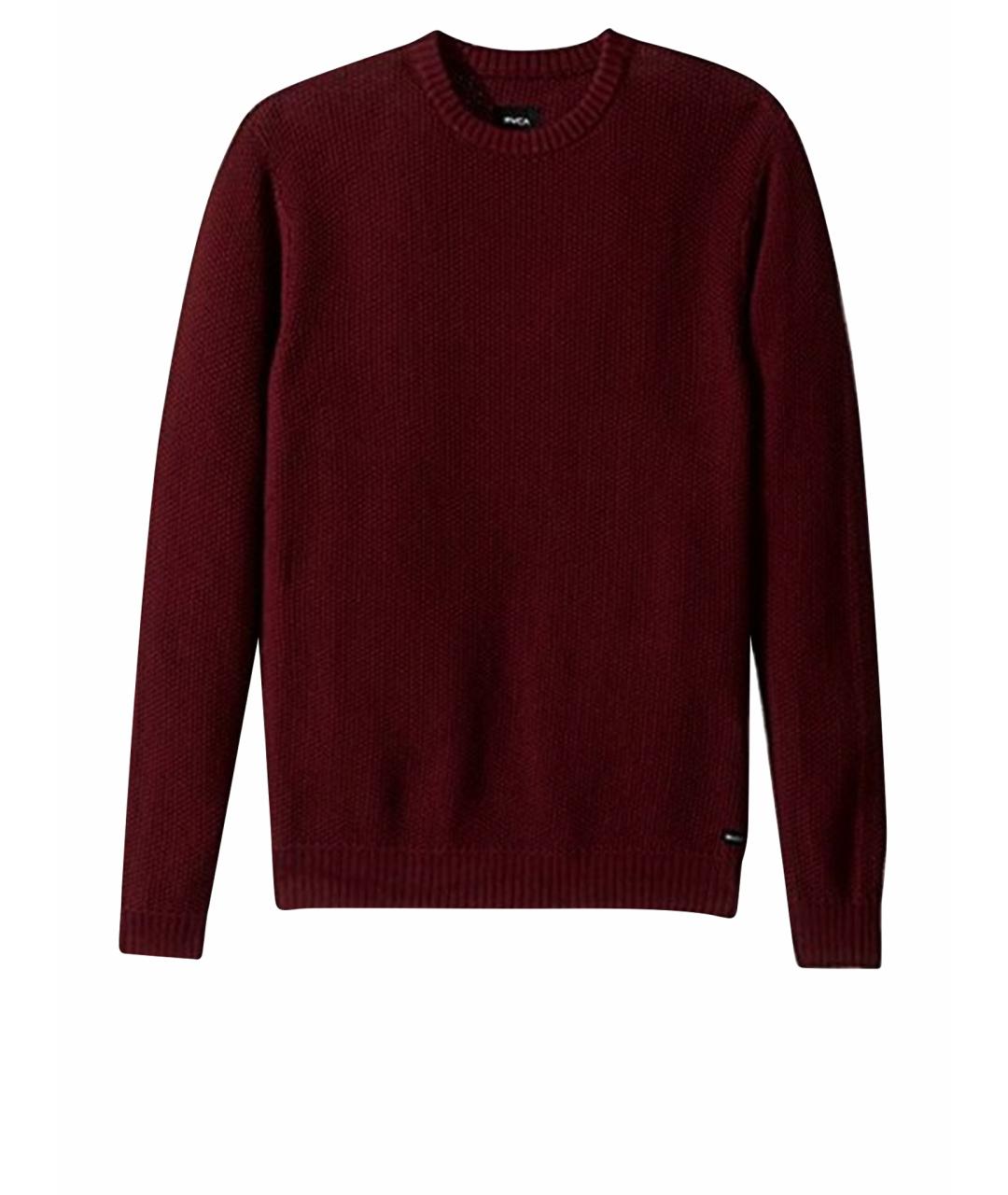 DIESEL Бордовый шерстяной джемпер / свитер, фото 1