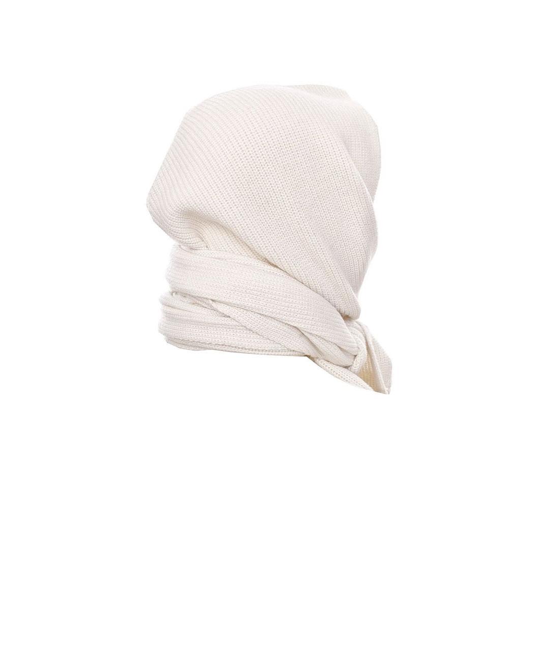 ERMANNO SCERVINO Белый шерстяной шарф, фото 3