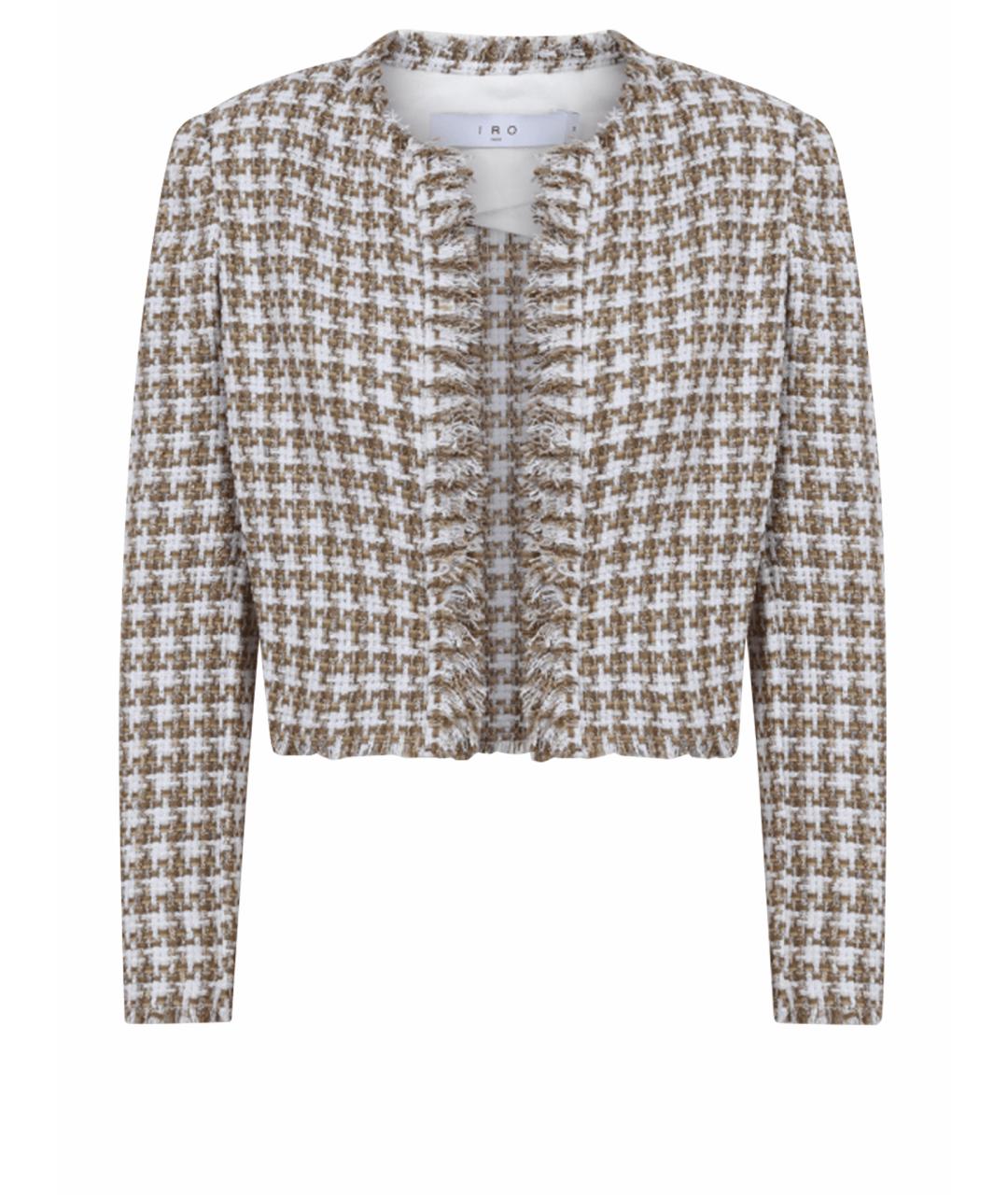 IRO Золотой полиэстеровый жакет/пиджак, фото 1