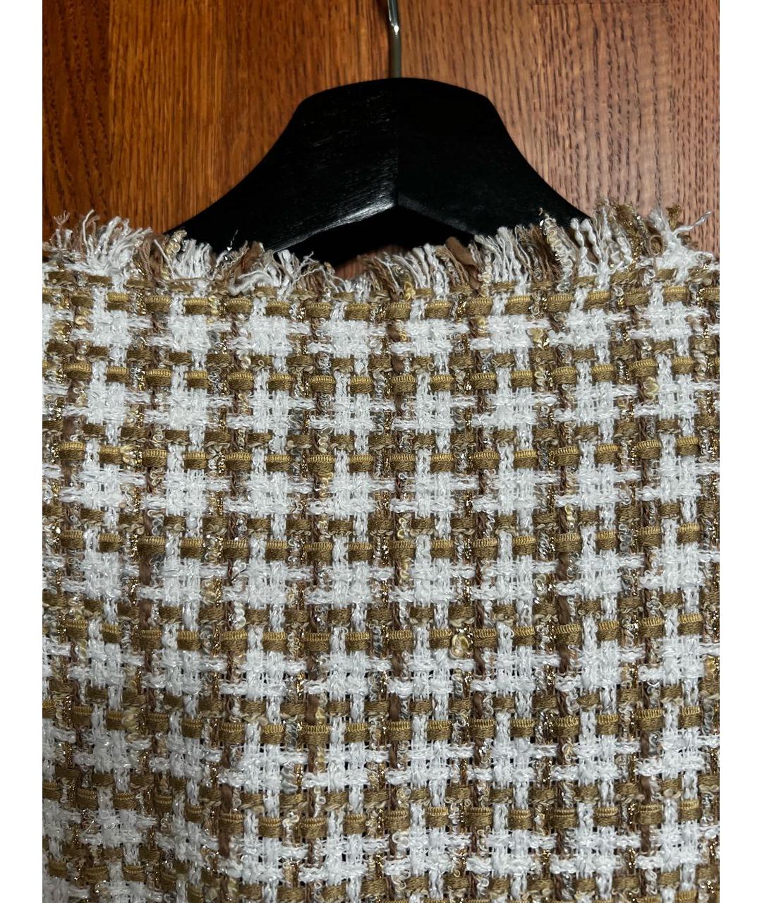 IRO Золотой полиэстеровый жакет/пиджак, фото 4
