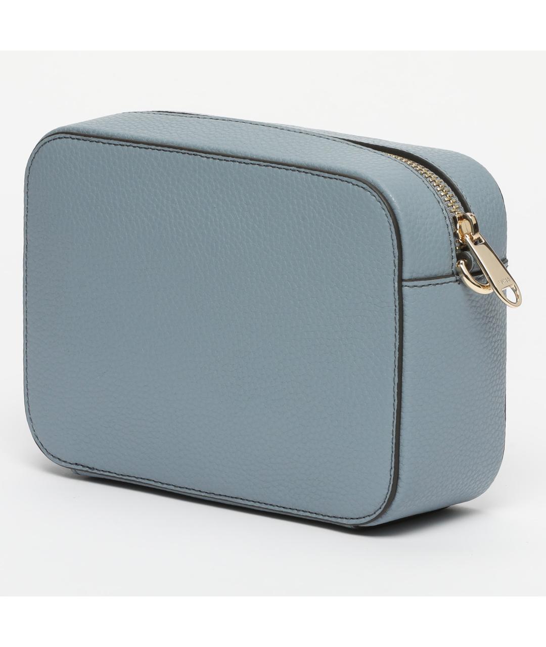 FURLA Голубая кожаная сумка через плечо, фото 2