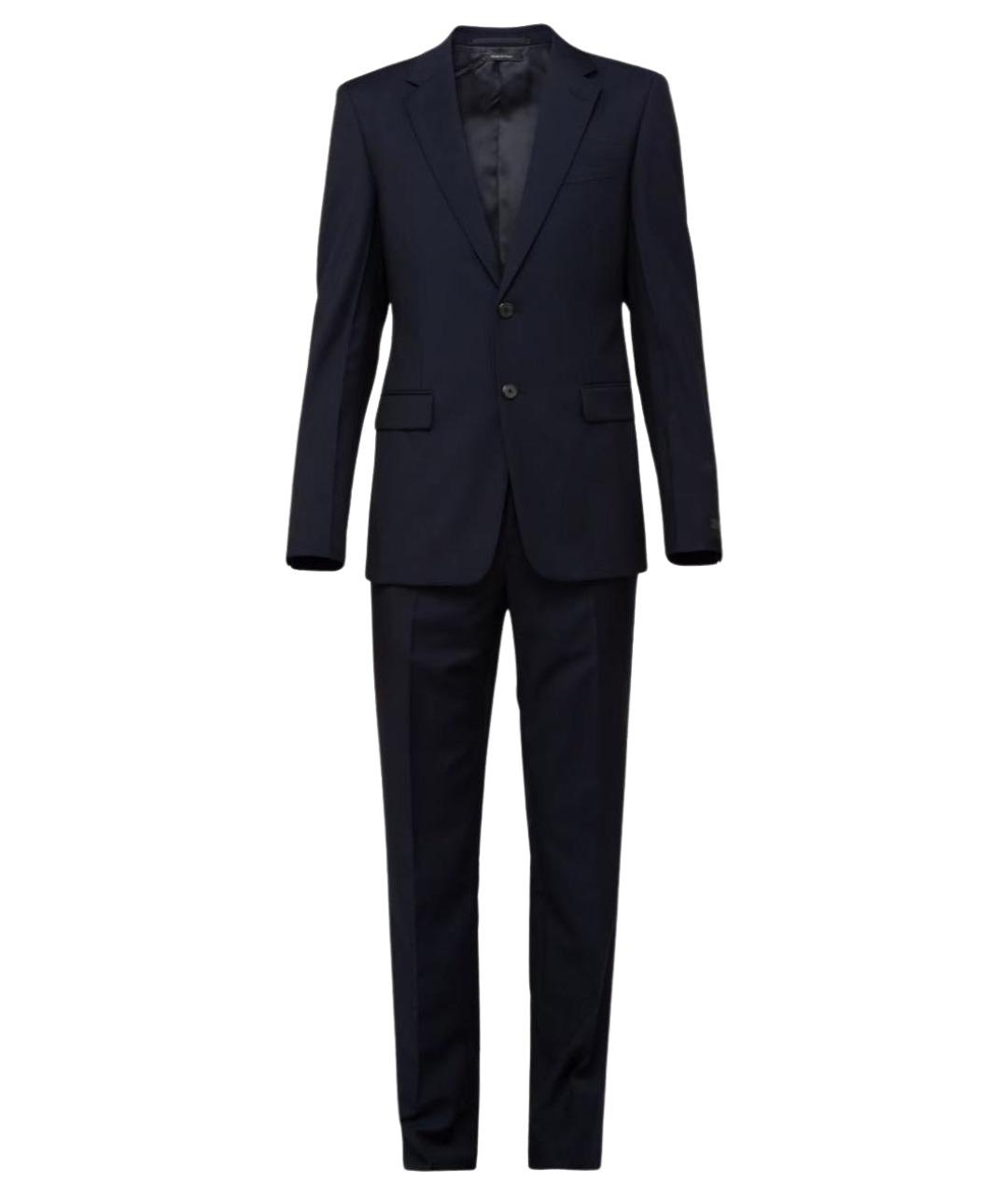 PRADA Темно-синий классический костюм, фото 1