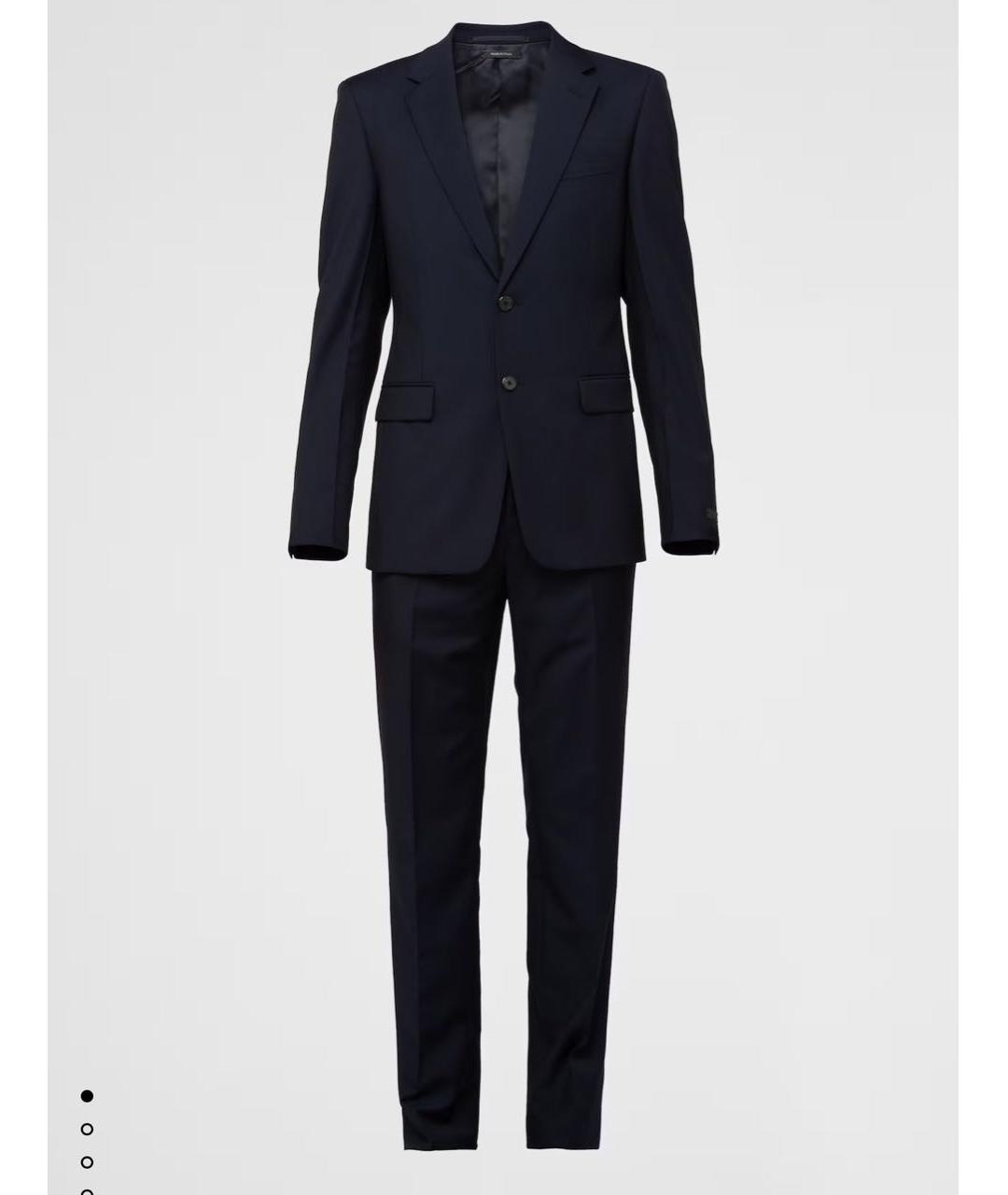 PRADA Темно-синий классический костюм, фото 9