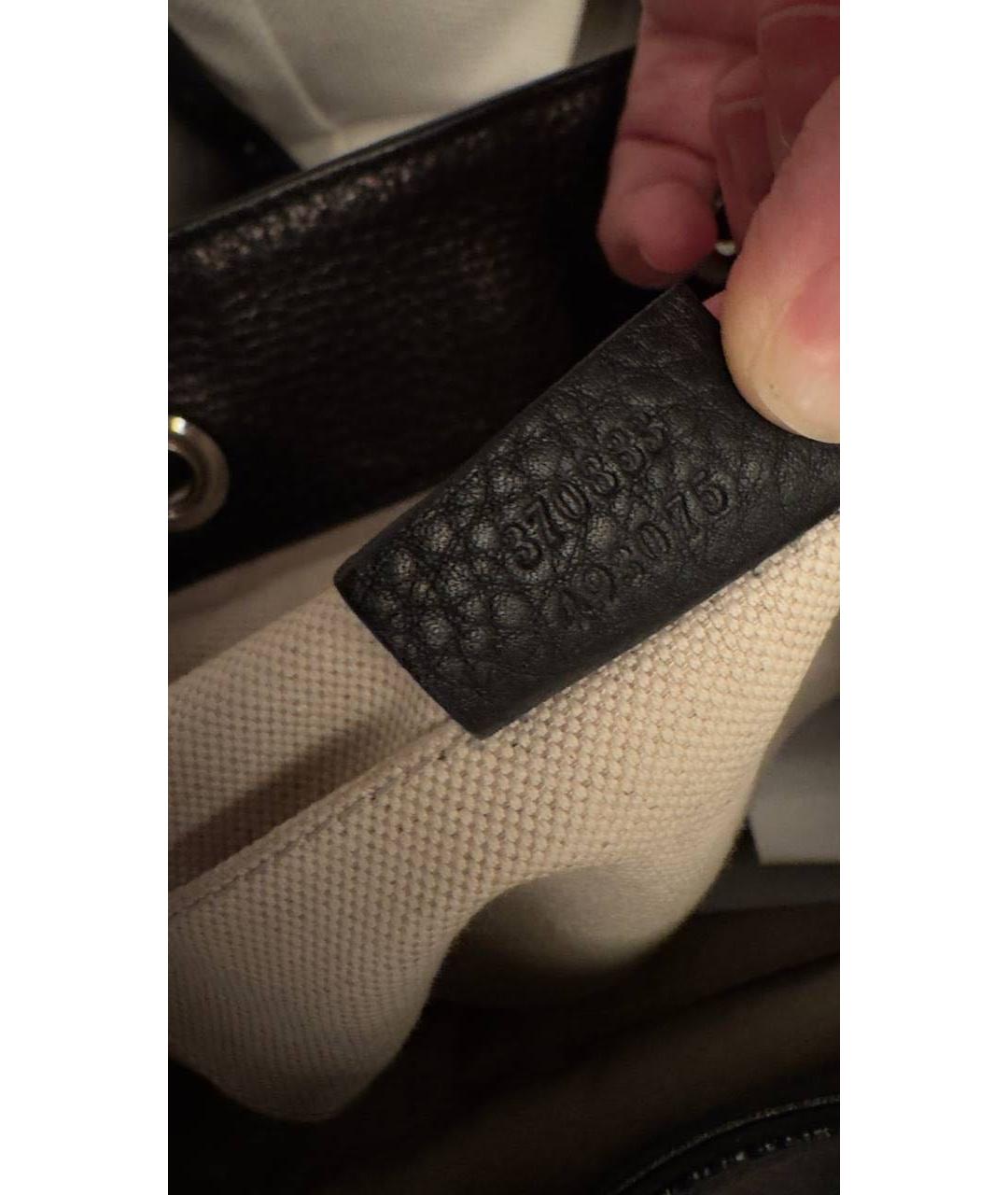 GUCCI Черный кожаный рюкзак, фото 4