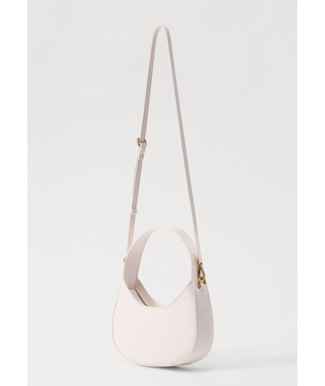 JUST CAVALLI Бежевая сумка с короткими ручками из искусственной кожи, фото 3