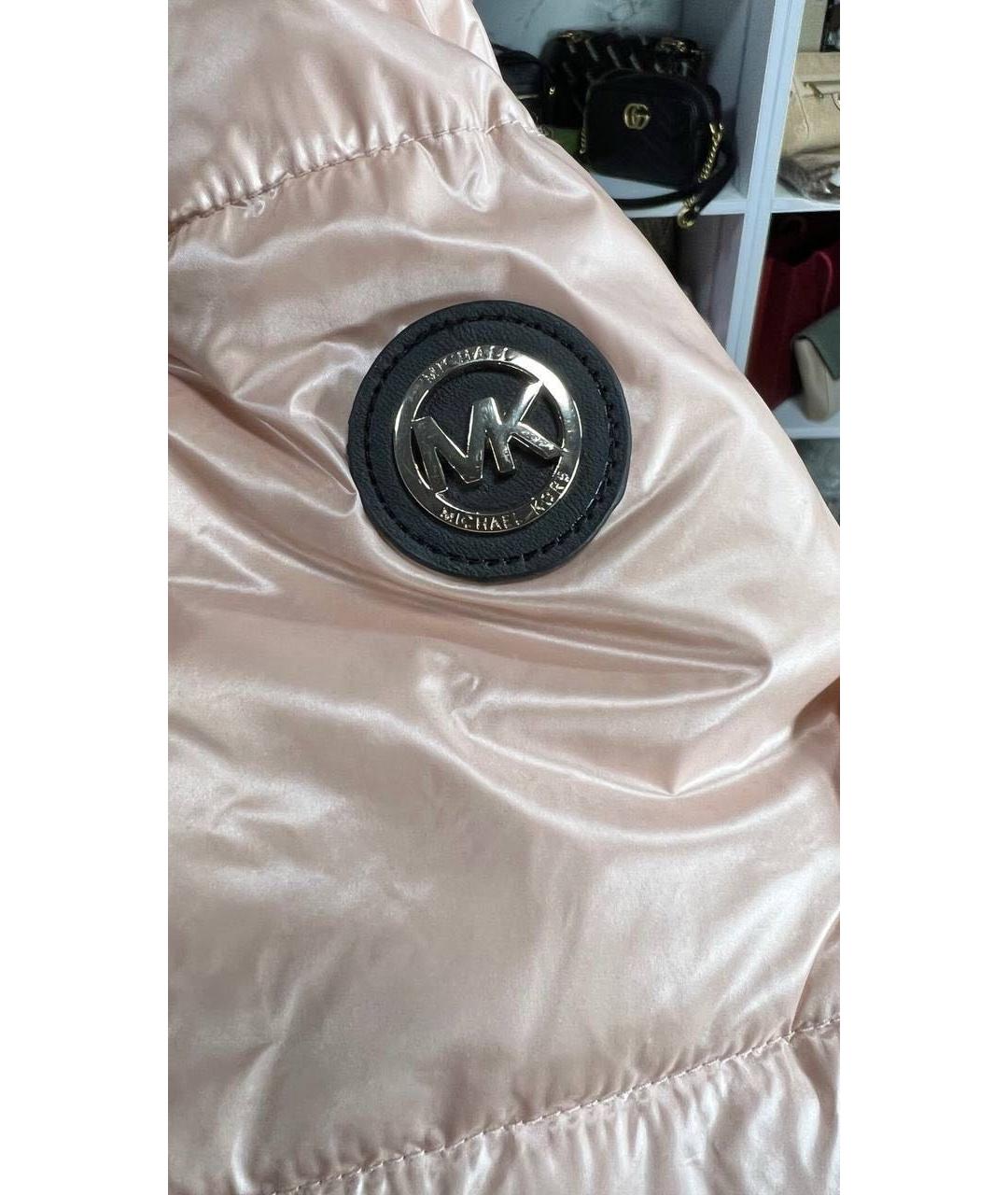 MICHAEL KORS Розовая полиэстеровая куртка, фото 8