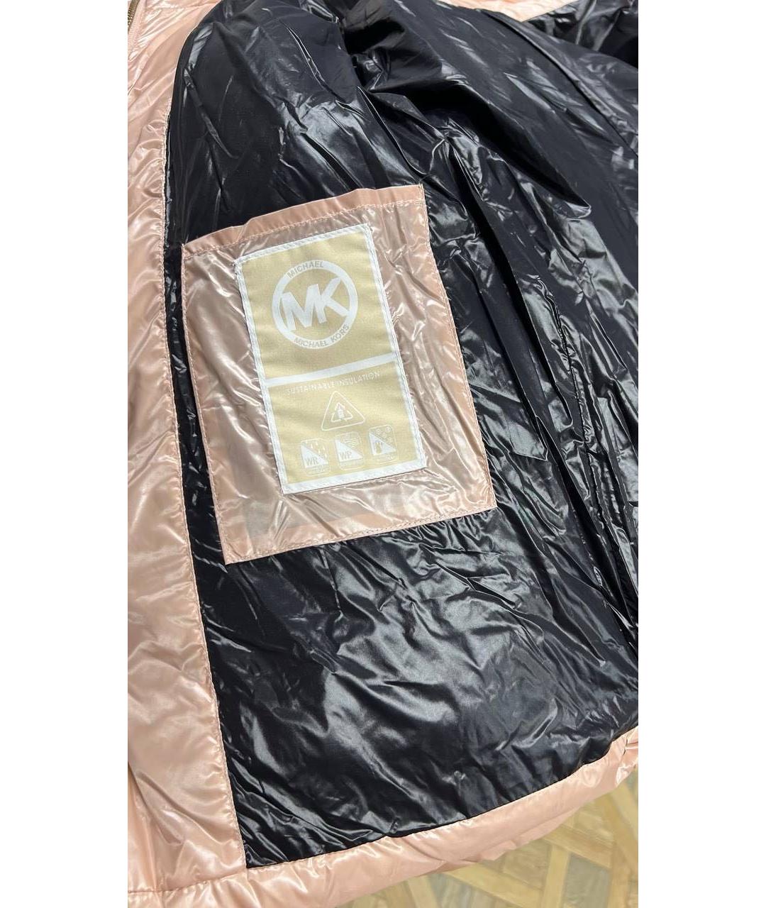 MICHAEL KORS Розовая полиэстеровая куртка, фото 7