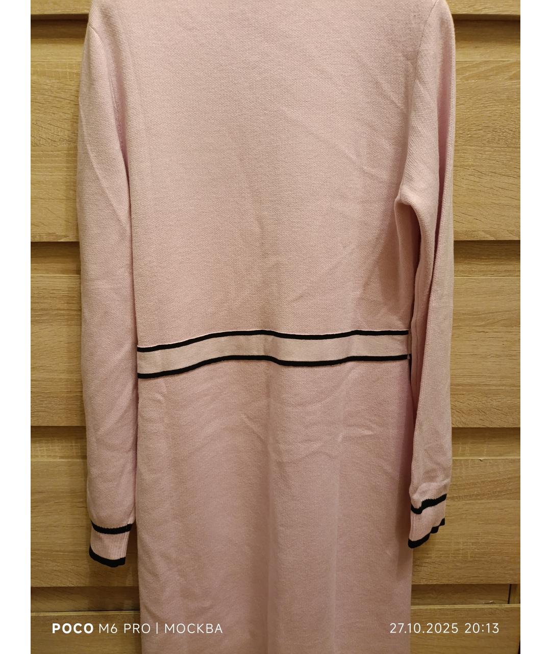 LIU JO Розовое вискозное повседневное платье, фото 2