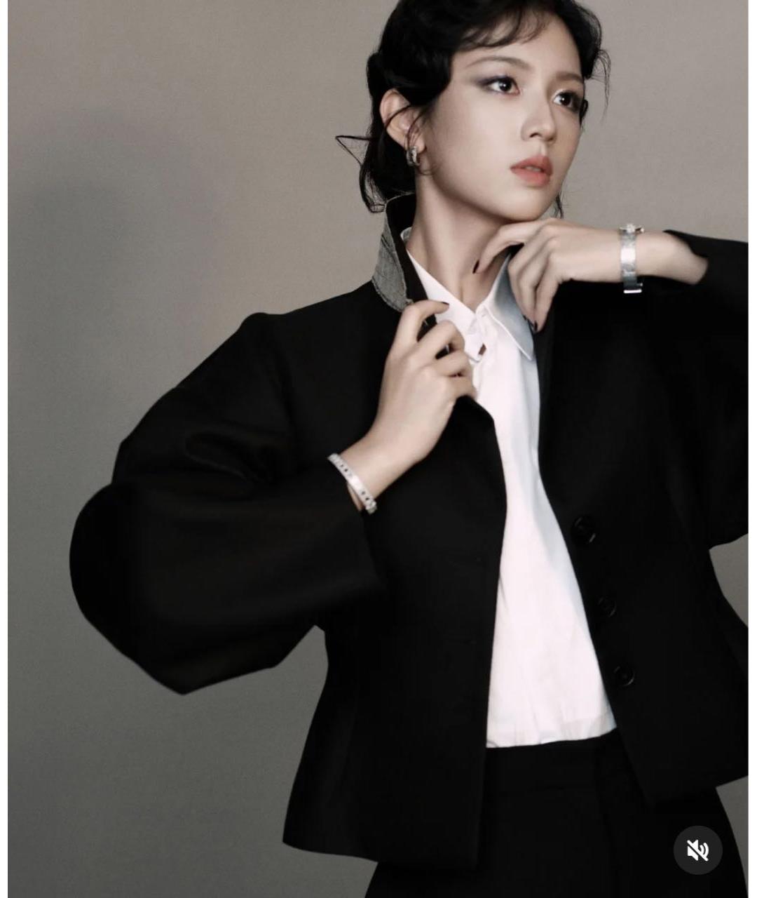 CHRISTIAN DIOR Черный шерстяной жакет/пиджак, фото 8