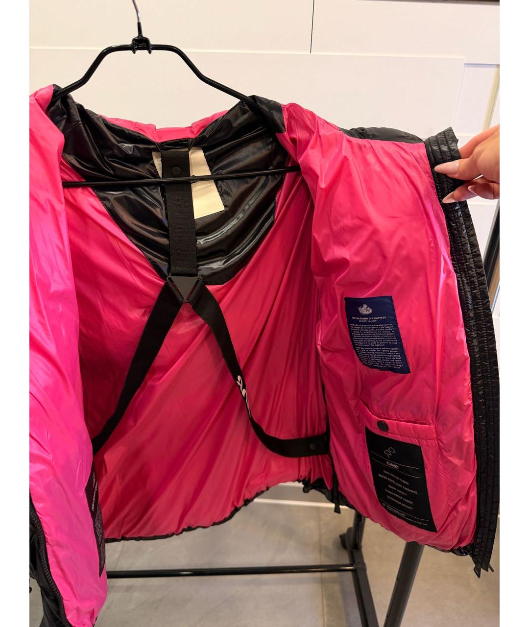 ADD Черный полиамидовый пуховик, фото 3