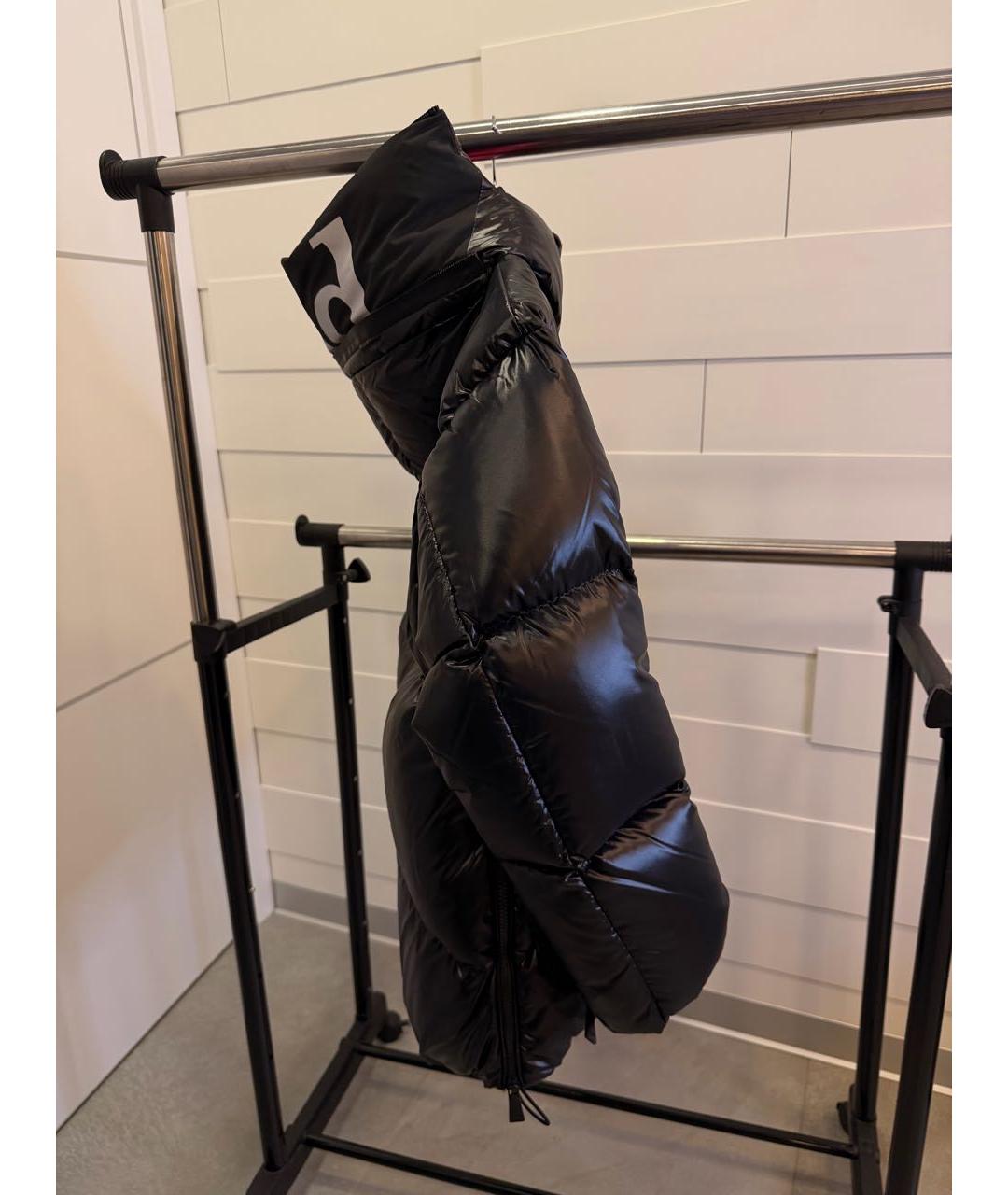ADD Черный полиамидовый пуховик, фото 5