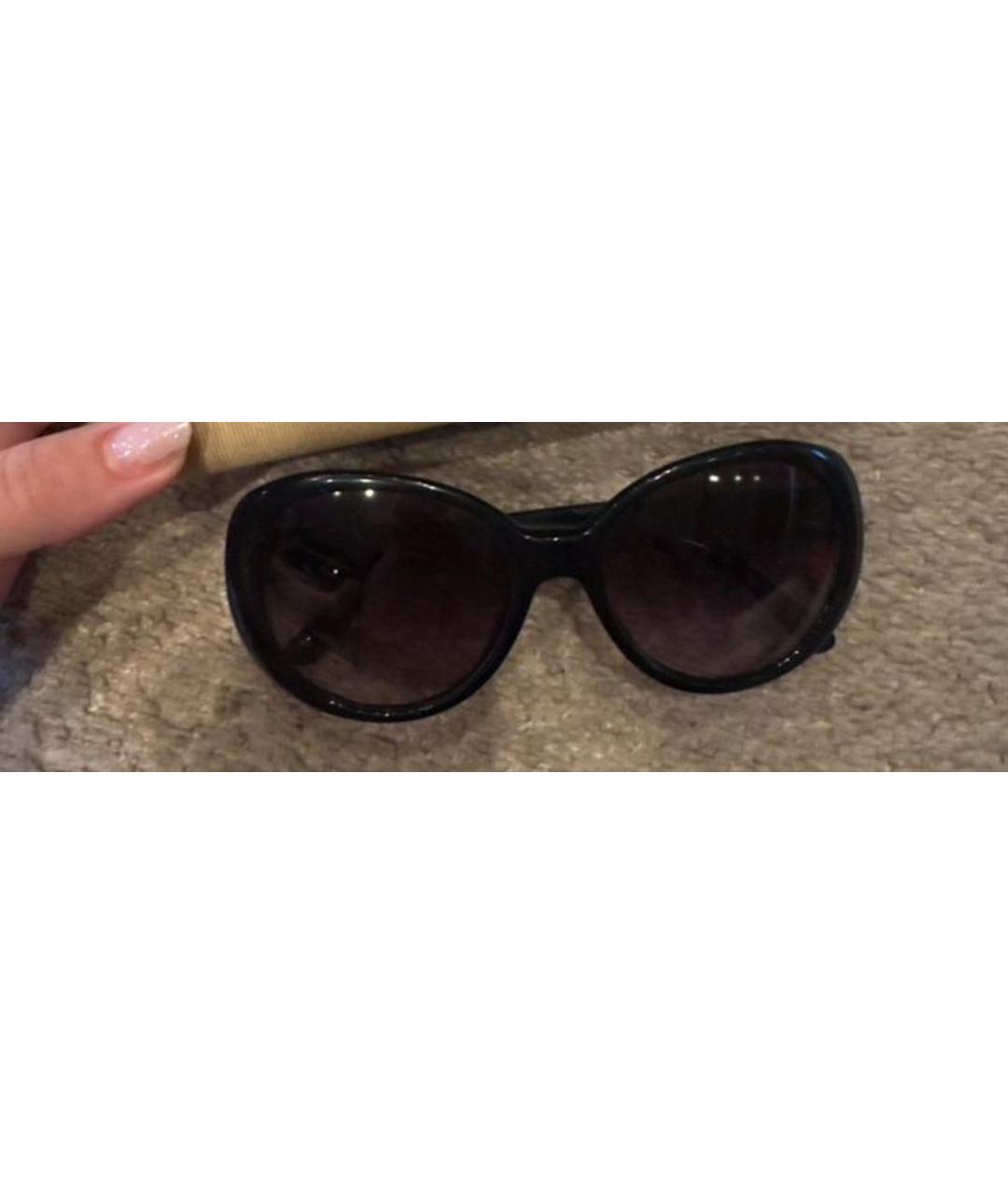 DOLCE&GABBANA Черные пластиковые солнцезащитные очки, фото 7