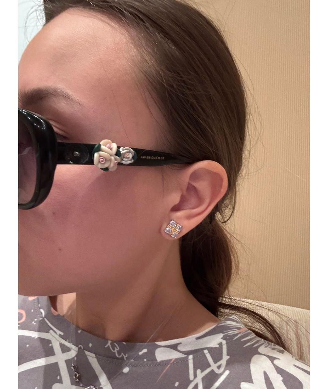 DOLCE&GABBANA Черные пластиковые солнцезащитные очки, фото 5